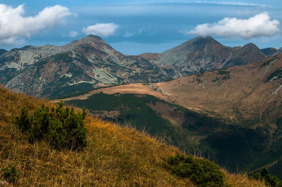  Retezatul (Peleaga și Păpușa) văzut din Saua Iepii