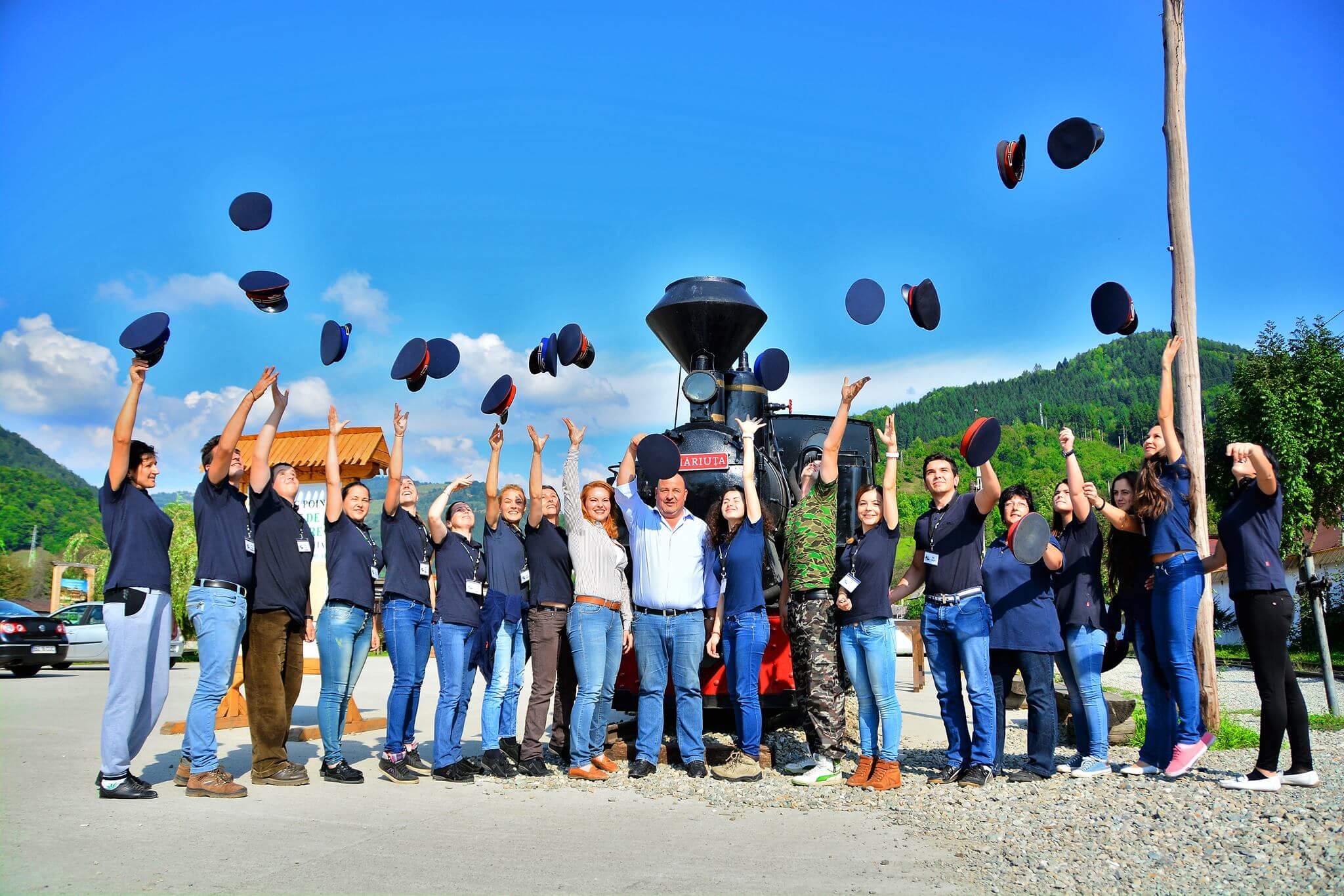  Mocanita - Valea Vaserului - staff Mocănița Steam Train