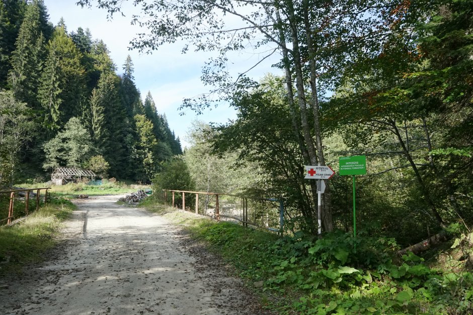  26mn img 34cr cotirea traseului de pe drumul forestier la cantonul tisa